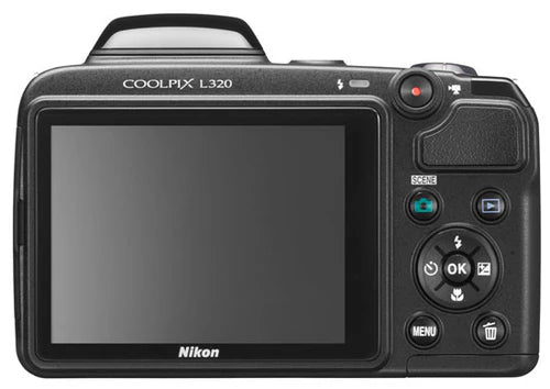 Nikon Coolpix L320 16.1MP Digital Camera with 26x Optical Zoom