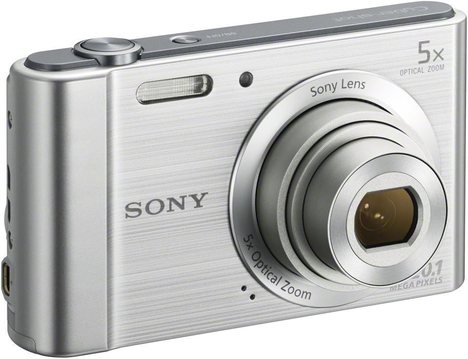 Sony Cyber‑shot DSC‑W800 20.1MP Camera – 5x Zoom, Slim Design, HD Video
