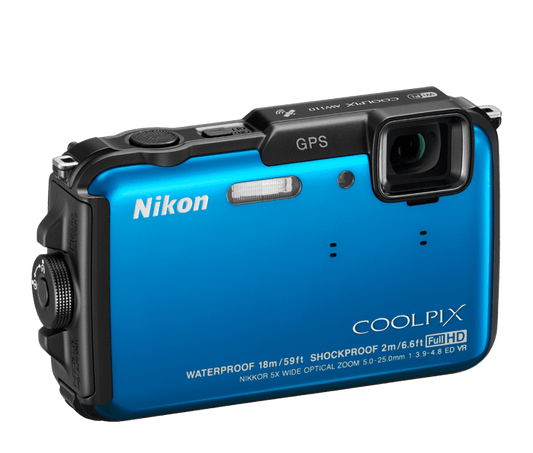 Nikon Coolpix AW110 16MP Waterproof Camera – GPS, Wi-Fi, 5x Zoom, Full HD Video