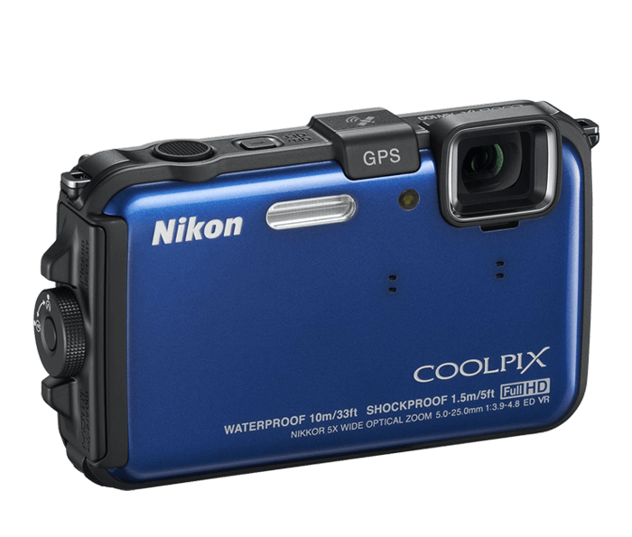 Nikon Coolpix AW100 16MP Waterproof Camera – GPS, 5x Zoom, Full HD Video