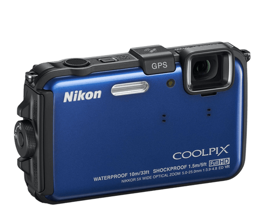 Nikon Coolpix AW100 16MP Waterproof Camera – GPS, 5x Zoom, Full HD Video