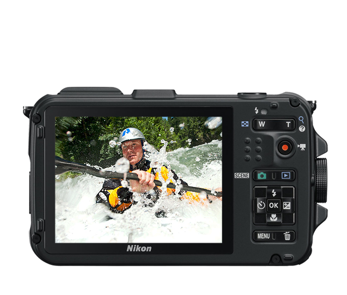 Nikon Coolpix AW100 16MP Waterproof Camera – GPS, 5x Zoom, Full HD Video