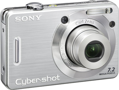 Sony Cyber‑shot DSC‑W55 7.2MP Camera – 3x Zeiss Zoom, Compact Design, VGA Video