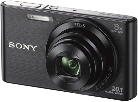 Sony Cyber‑shot DSC‑W830 20.1MP Camera – 8x Zeiss Zoom, Slim Design, HD Video