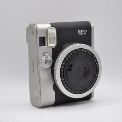 [refurbished]Fujifilm Instax Mini 90 Neo Classic Instant Camera – Retro Design, Creative Modes, Rechargeable Battery