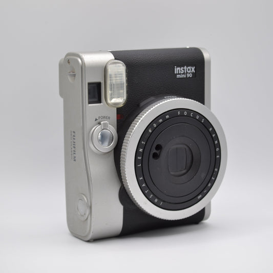 [refurbished]Fujifilm Instax Mini 90 Neo Classic Instant Camera – Retro Design, Creative Modes, Rechargeable Battery