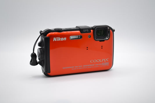 Nikon Coolpix AW100 16MP Waterproof Camera – GPS, 5x Zoom, Full HD Video