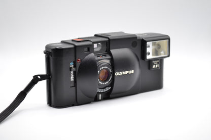[refurbished]Olympus XA with A11 Flash 35mm Rangefinder Film Camera