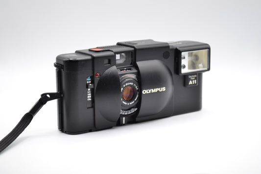 [refurbished]Olympus XA with A11 Flash 35mm Rangefinder Film Camera
