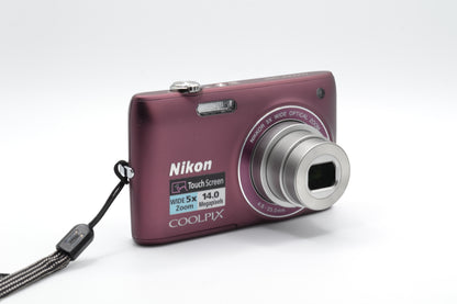 [refurbished]Nikon Coolpix S4100 14 Megapixels Touchscreen Digital Camera