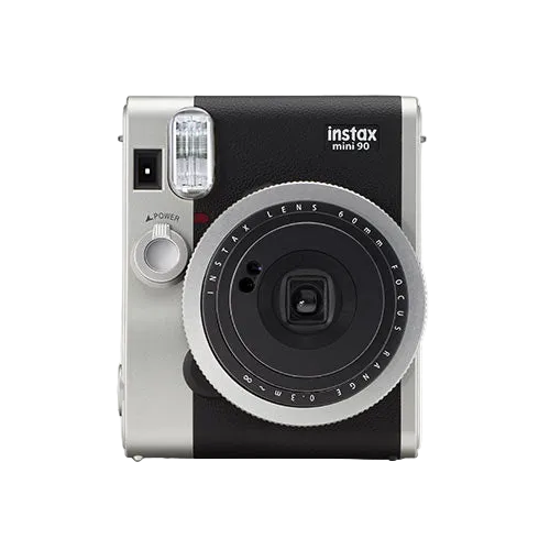 Fujifilm Instax Mini 90 Neo Classic Instant Camera – Retro Design, Creative Modes, Rechargeable Battery
