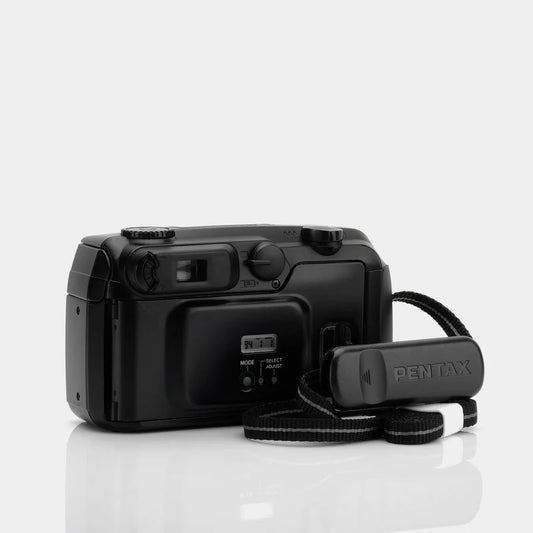 Pentax IQZoom 160 35mm Film Camera – 38–160mm Zoom, Autofocus, Panorama Mode