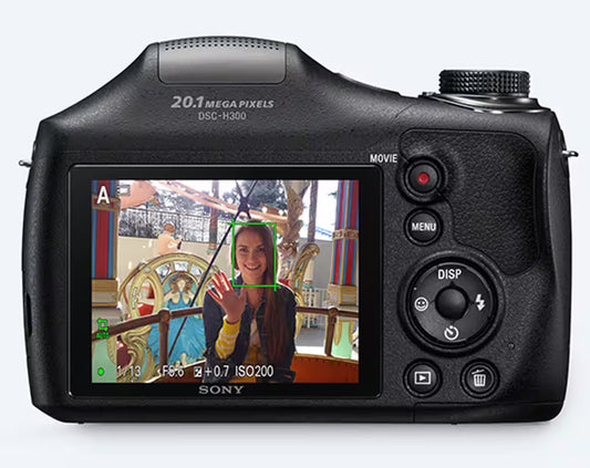 Sony Cyber‑shot DSC‑H300 20.1MP Camera – 35x Zoom, DSLR‑Style Design, HD Video
