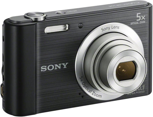 Sony Cyber‑shot DSC‑W800 20.1MP Camera – 5x Zoom, Slim Design, HD Video