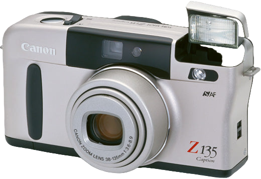 Canon Sure Shot Z135 35mm Film Camera – 38–135mm Zoom, Autofocus, Built‑in Flash