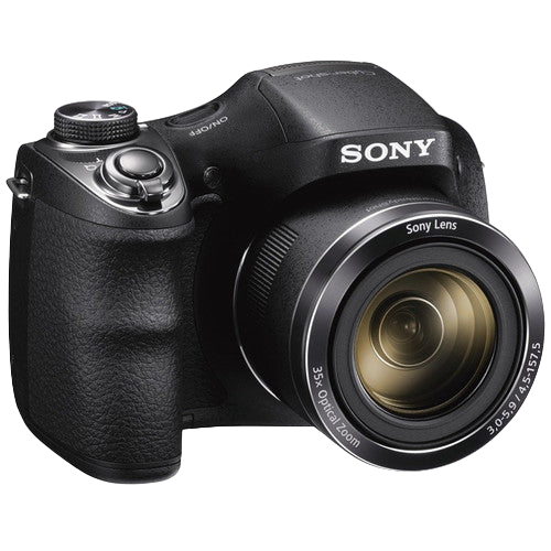 Sony Cyber‑shot DSC‑H300 20.1MP Camera – 35x Zoom, DSLR‑Style Design, HD Video