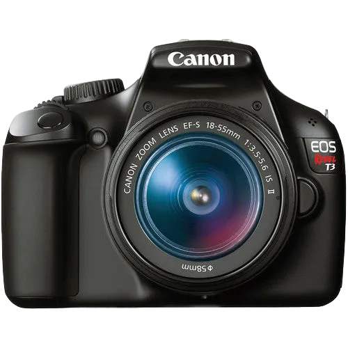Canon EOS Rebel T3 DSLR – 12.2MP, HD Video, EF/EF‑S Lens Compatible