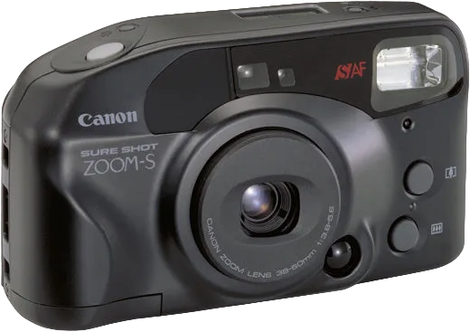 Canon Sure Shot Zoom‑S 35mm Film Camera – 38–60mm Zoom, Autofocus, Built‑in Flash
